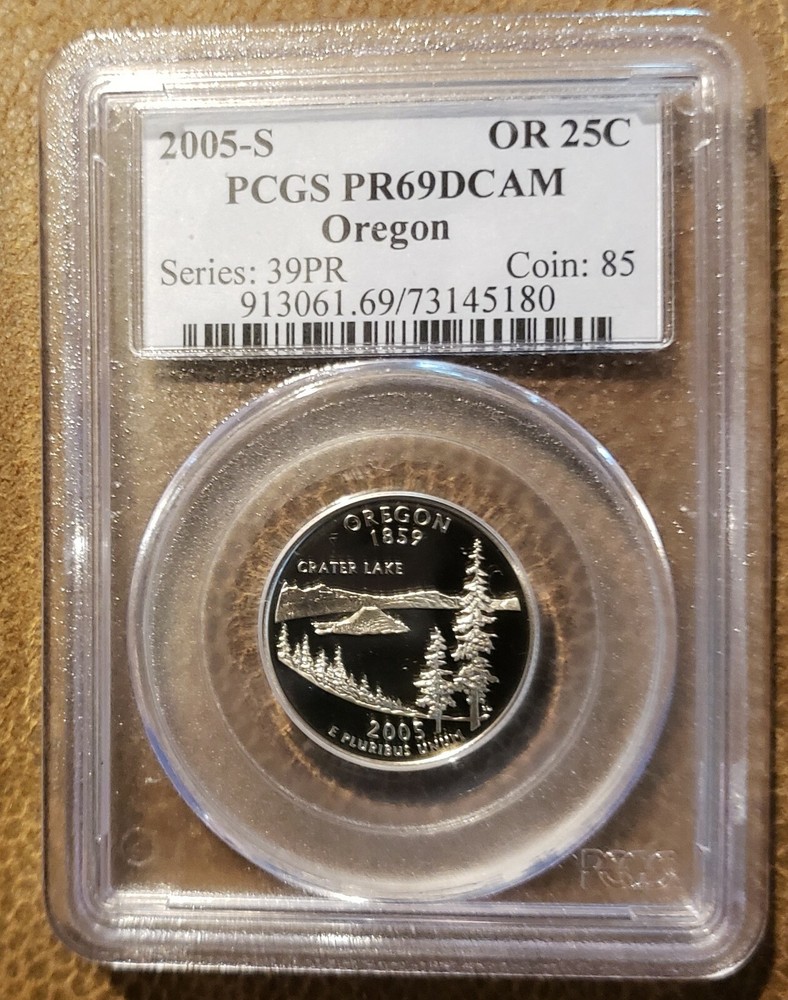 2005 S Clad Oregon PCGS PR69DCAM