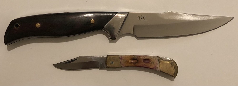 LCO Knife With Sheath and Secondary Knife