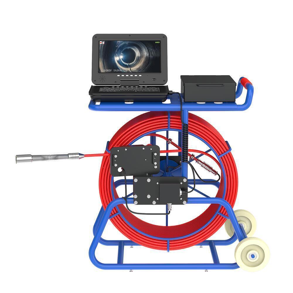 9mm in Thickness 50M cable Sewer Pipe Inspection Camera with 512hz Transmitter