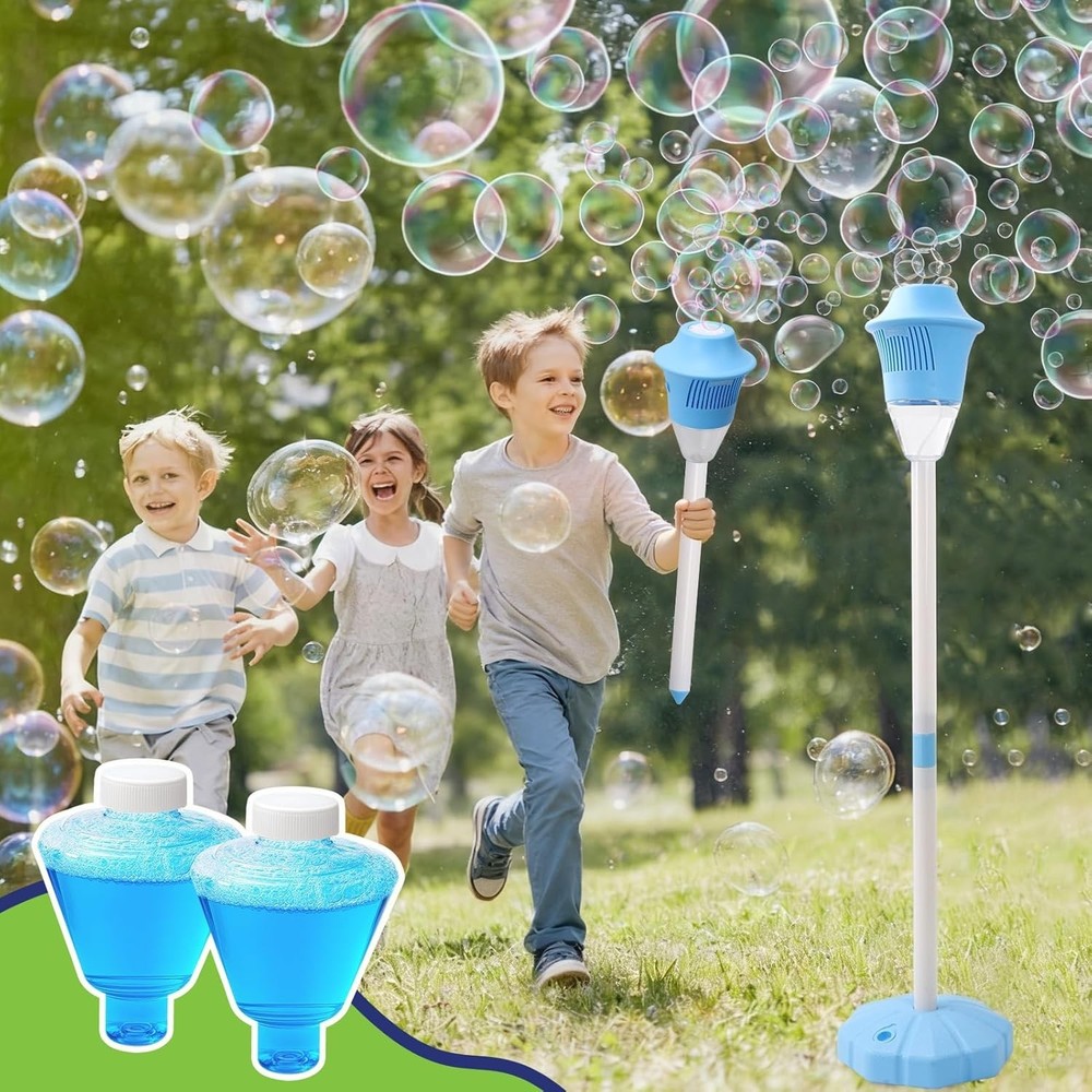 Bubble Stand Machine,Height 47 Inches Stand Up Automatic Bubble Machine for K...