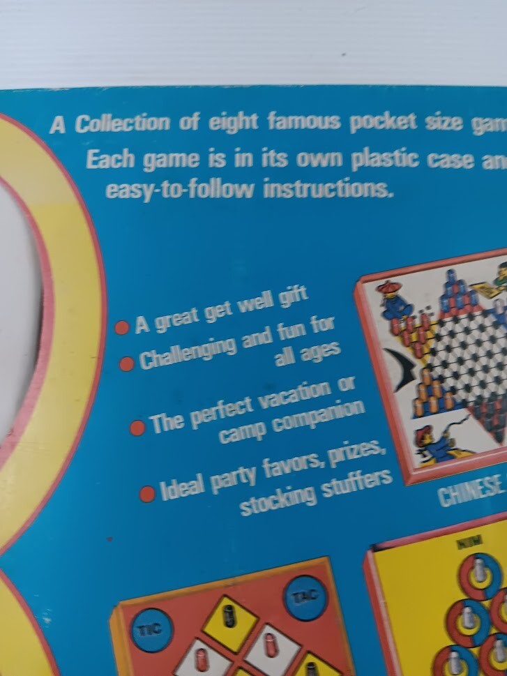 THe great 8 games- mini vintage games