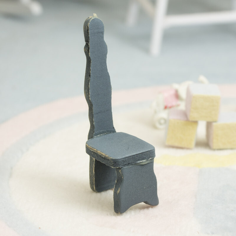 Miniature Blue High Back Chair | 6 Pieces