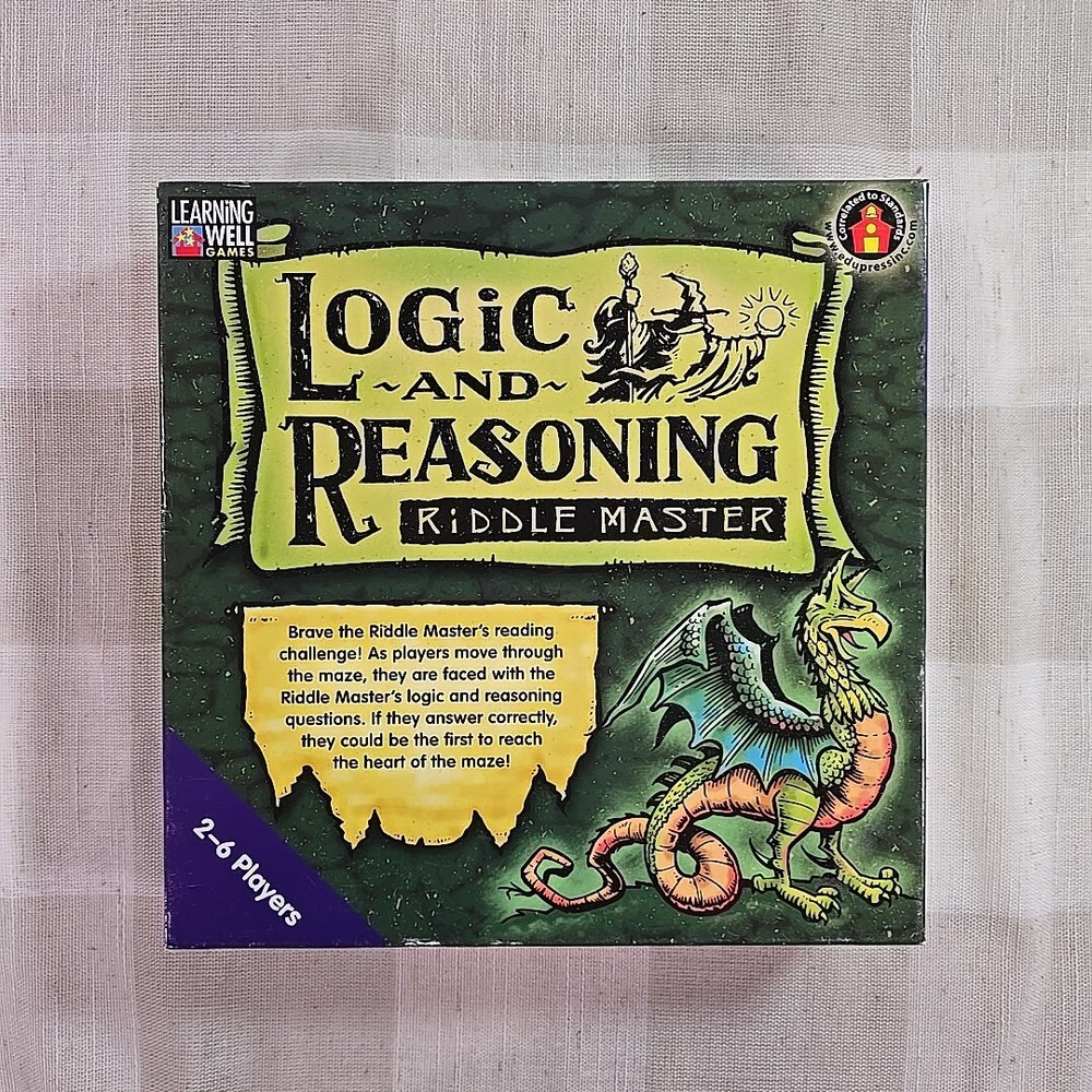 Learning Well Games Logic And Reasoning Riddle Master Educational Reading 3.5-5