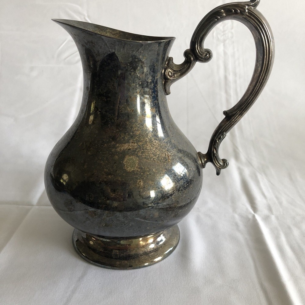 Antique Gorham Silver Plate 8" Pitcher YC487 Colonial