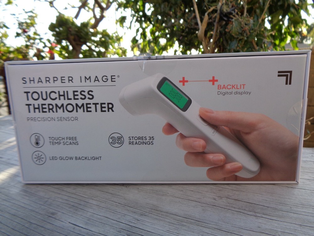 SHARPER IMAGE Digital Touchless Smart Forehead Thermometer (1013507)