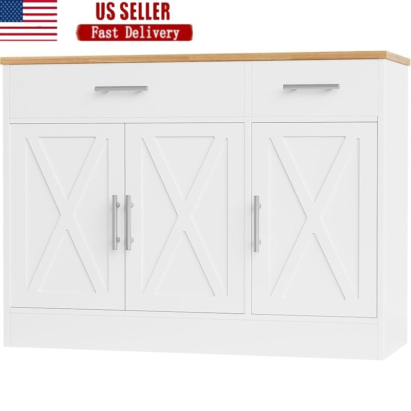 Buffet Cabinet Large Storage Multi-functional Sideboard Console Table W/ Drawers