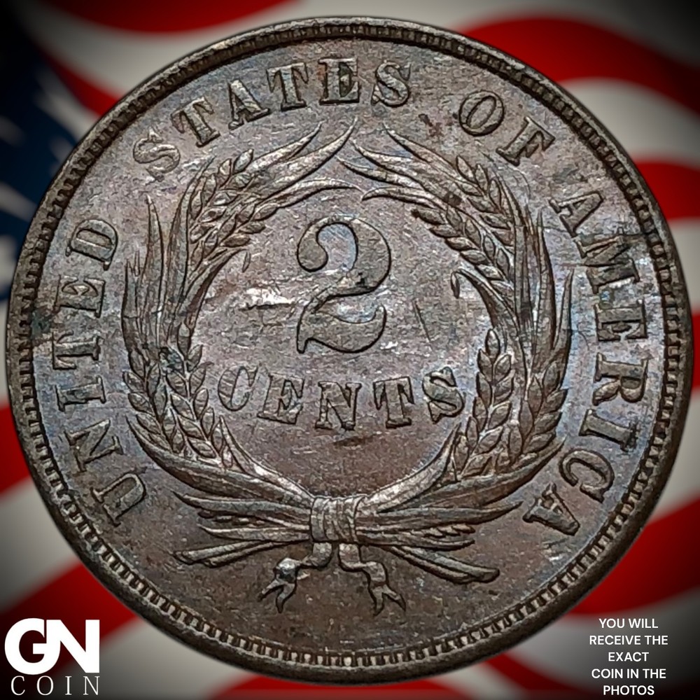 1864 2 Cent Piece Z3483
