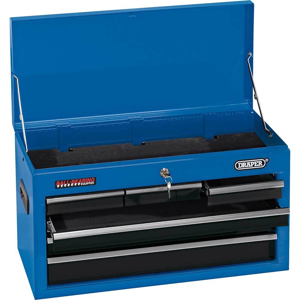 Draper 6 Drawer Tool Chest Blue / Black