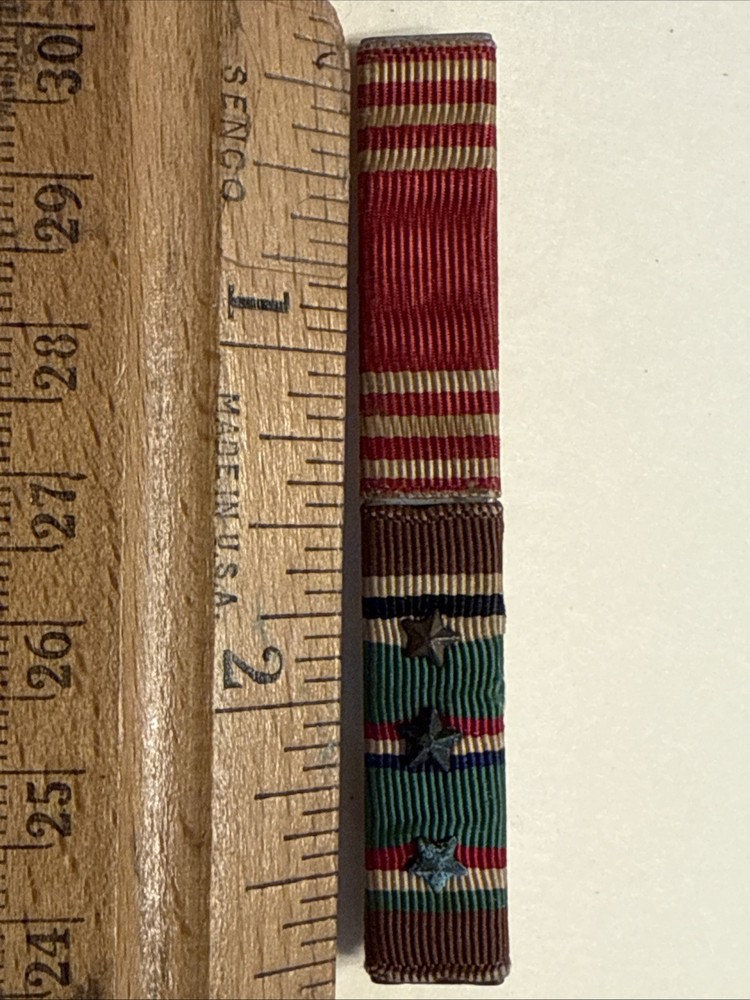 WW2 Original ETO 3 Battle Stars