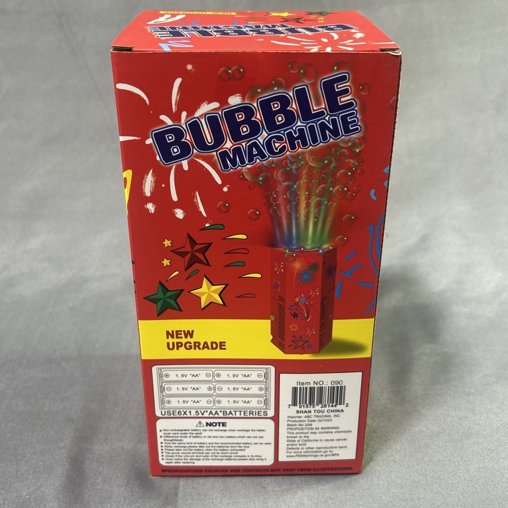 Portable Automatic Bubble Blower Machine