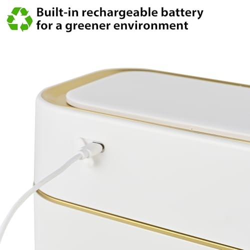 2.3 Gallon / 9L Automatic Adsorption Sensor Trash White-Automatic Adsorption