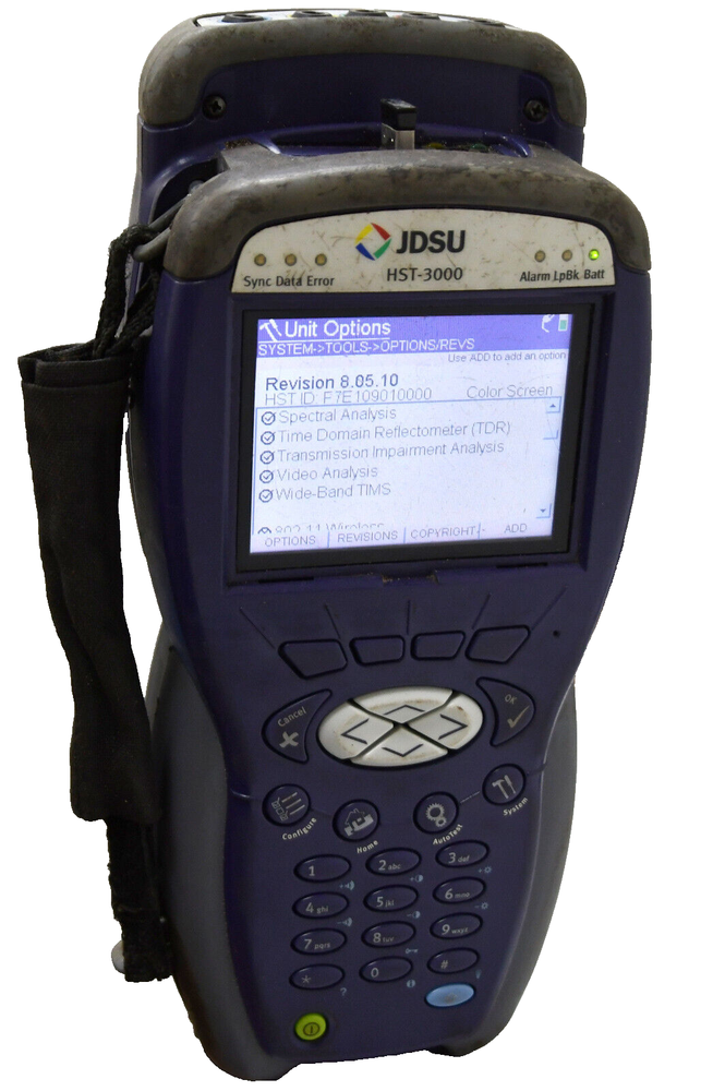 JDSU HST-3000 Meter w/BDCM-WB2-2 Module Color