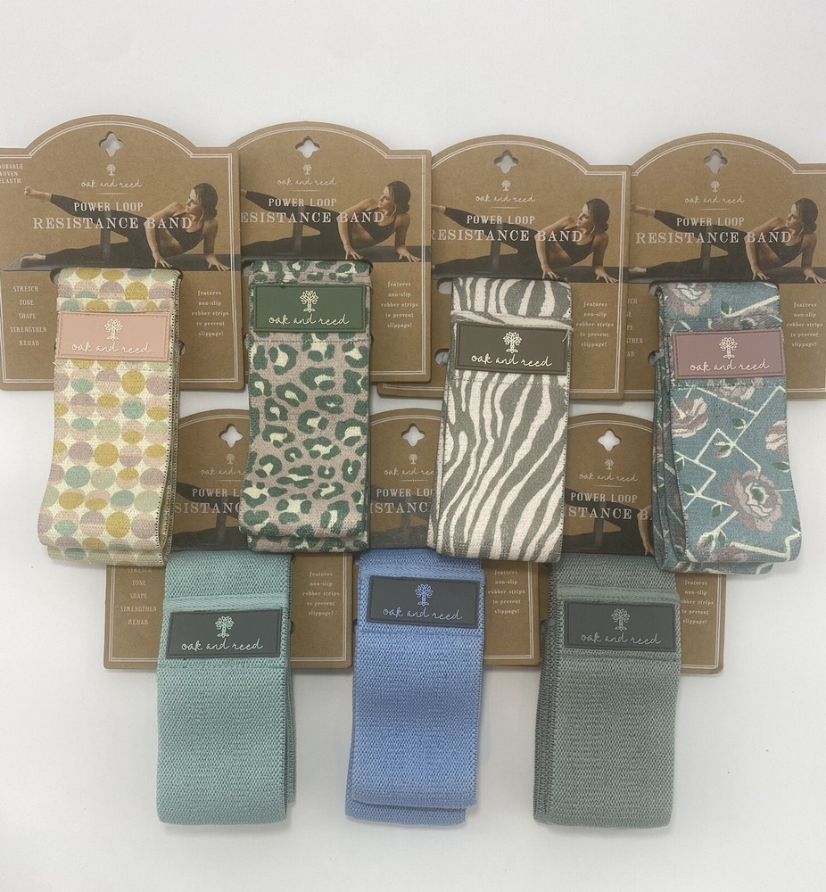 1 Pc Printed Fabric Elastic Power Loop Resistance Band