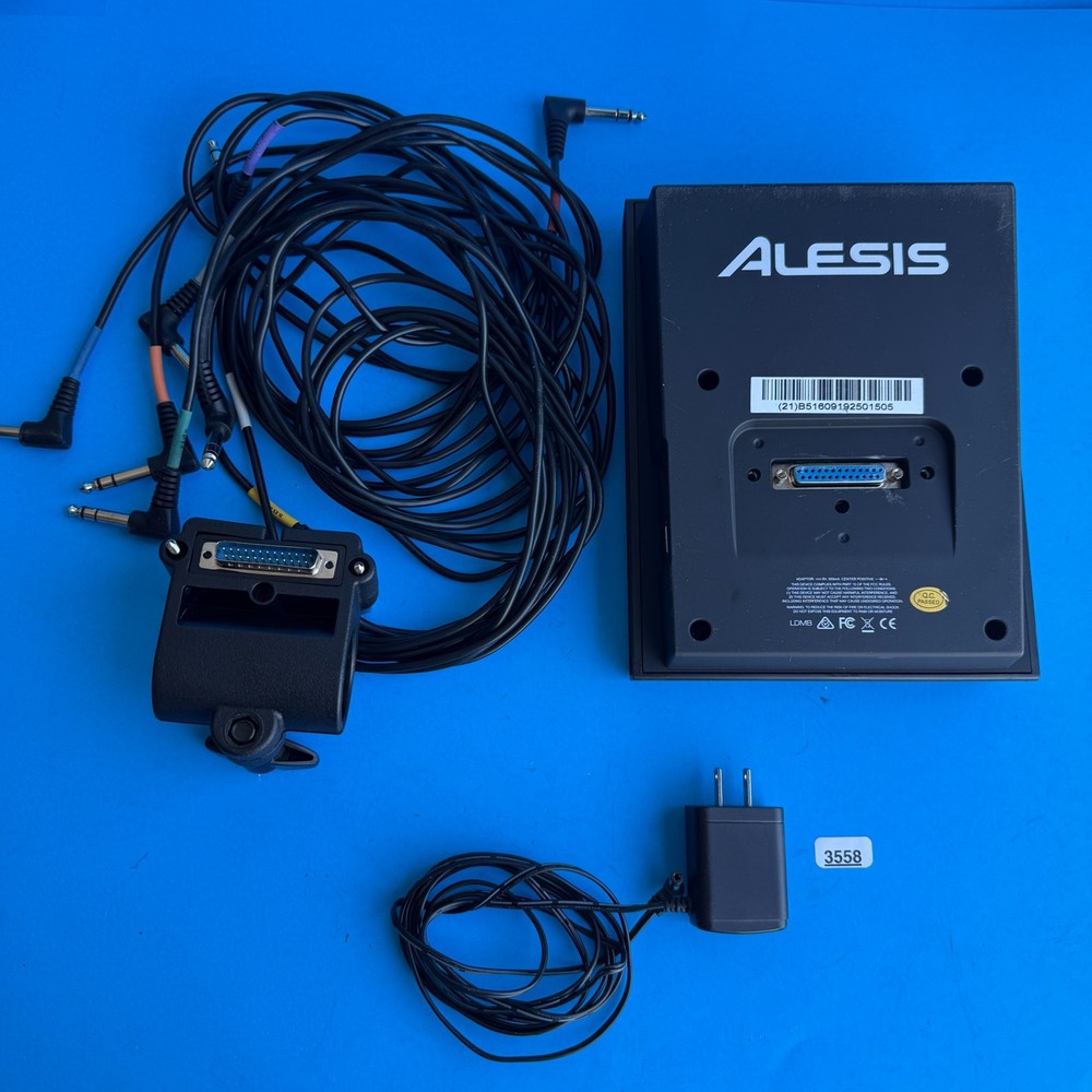 ALESIS FORGE Electronic Drum Sound Module w/Cables Clamp AC Adapter [Tested]