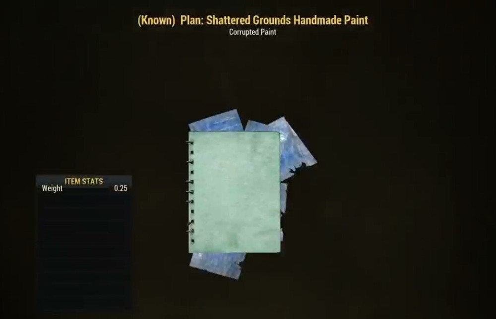 (Xbox) Shattered Grounds Handmade Paint Plan