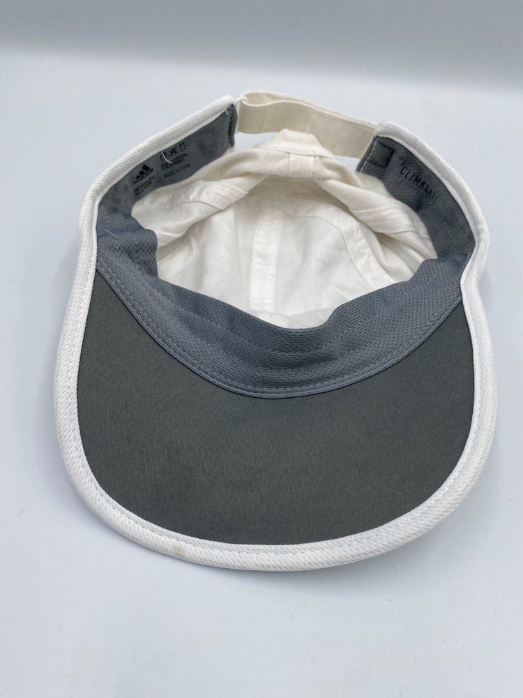Adidas Climalite Running Jogging Adjustable Strapback Hat Cap White