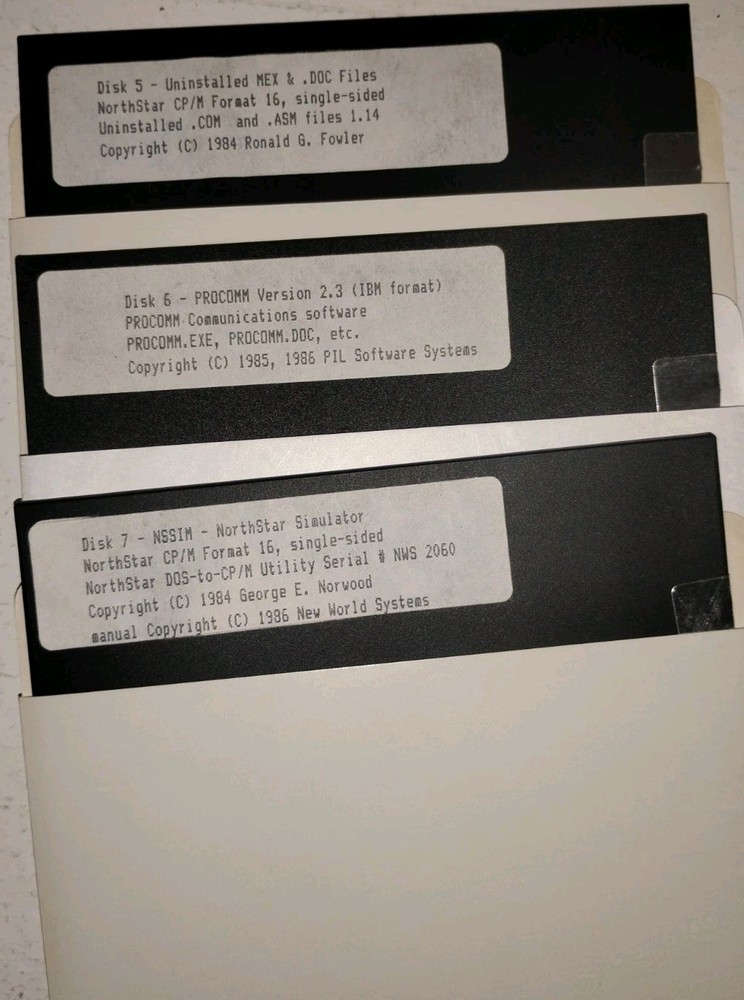 BASIC86 Release II Binder + 7 Disks – NorthStar / CP/M / IBM PC-DOS Set