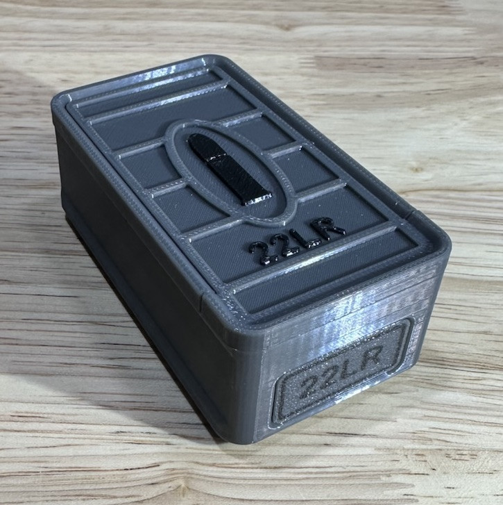 Stackable 22LR Ammo Box 50rd Capacity (6 Pack)