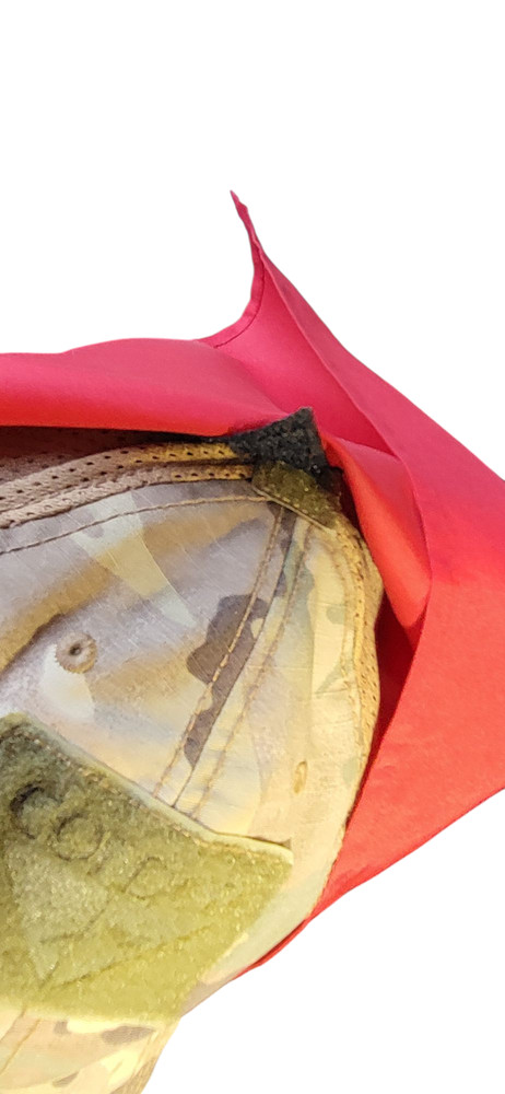 Airsoft Bright Red Dead Rag Quick Deploy Pouch Molle TAN Color
