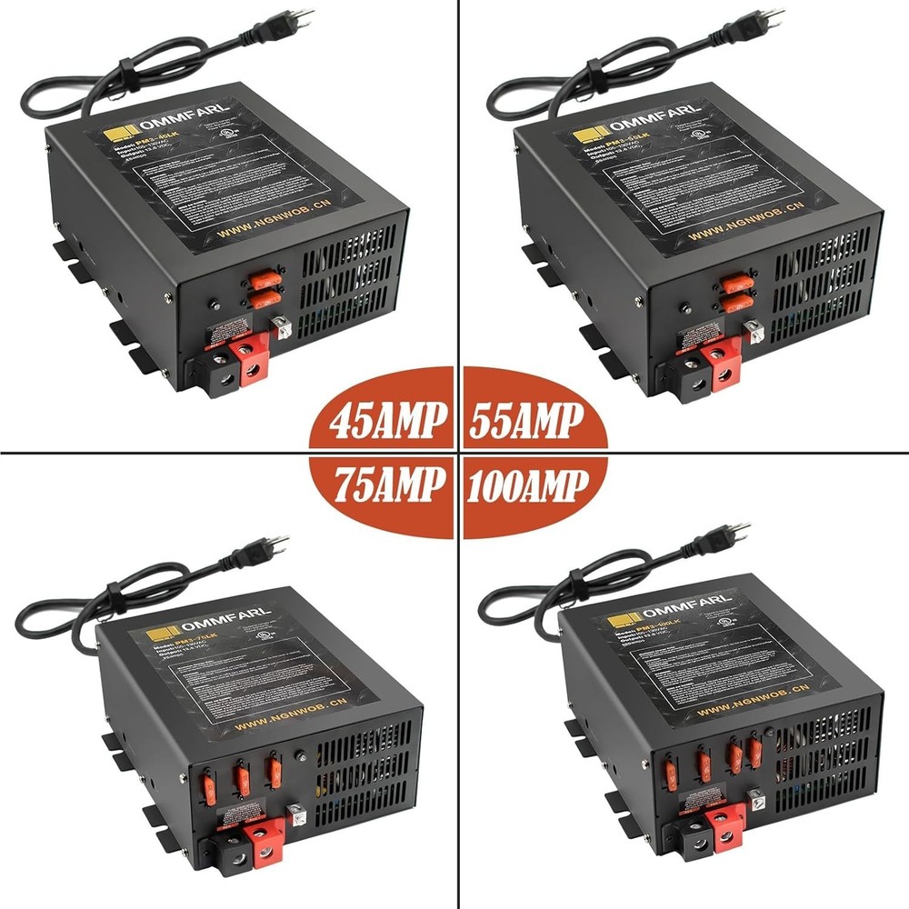 PM3-55 55 Amp AC To DC power Converter/rv battery Charger