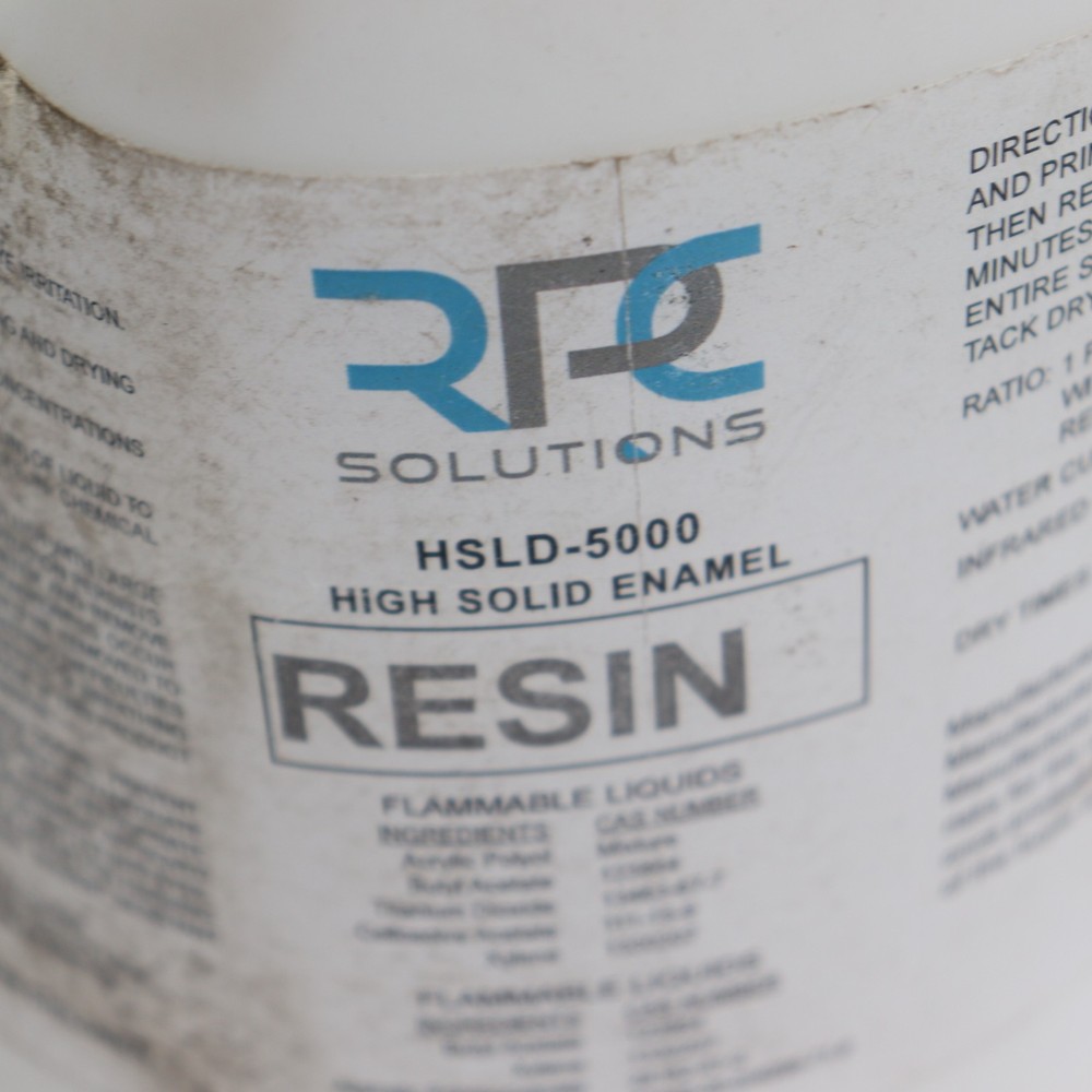RPC High Solid Enemal Resin Clear Gallon HSLD-5000