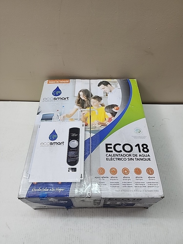 EcoSmart 18 kW 3.51 GPM 240-Volt Electric Tankless Water Heater ECO 18