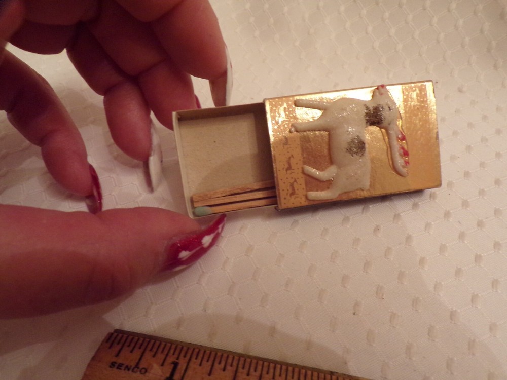 VTG Reindeer Matchbox