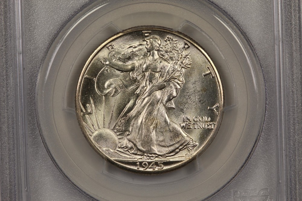 1945-D Walking Liberty Half Dollar PCGS MS64