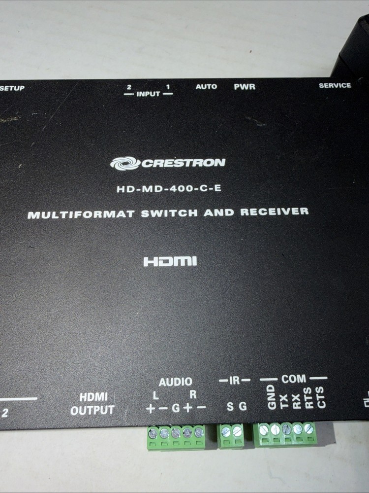 CRESTRON MULTIFORMAT SWITCH AND RECEIVER HD-MD-400-C-E