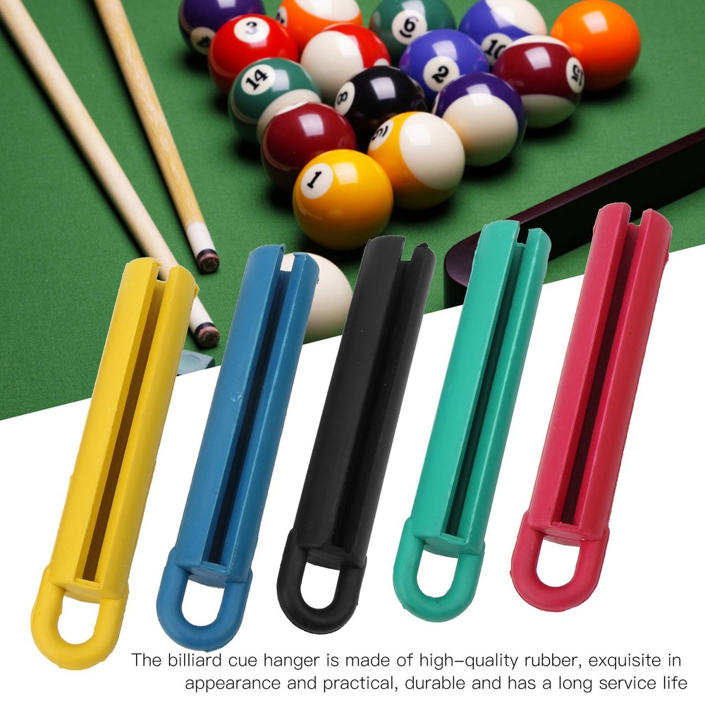 10 Pack Pool Stick Rubber Hanger Durable Storage Solution For Billiard Lovers