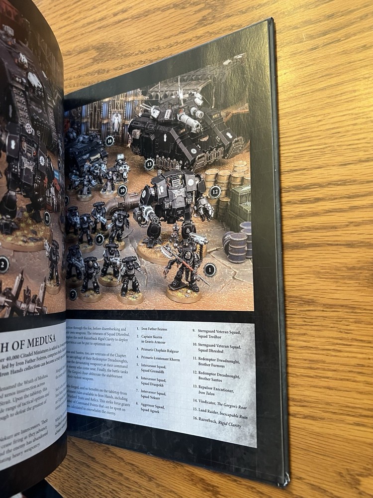 Warhammer 40k Space Marines Codex Supplement Iron Hands 8th Edtion 2019