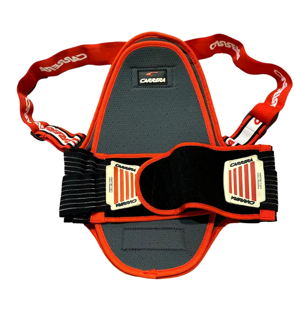 Carrera Ski Protection Back Black/White Small