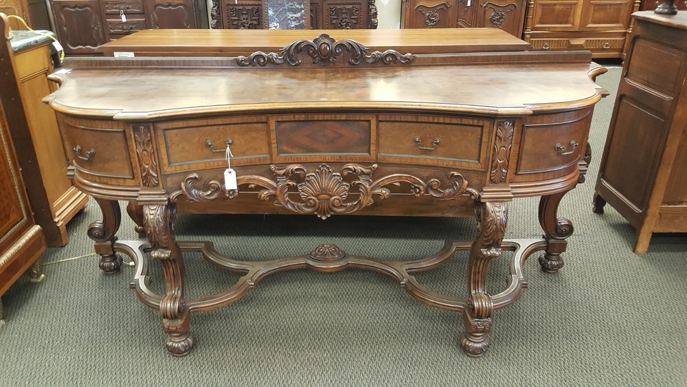 Walnut Serpentine Sideboard