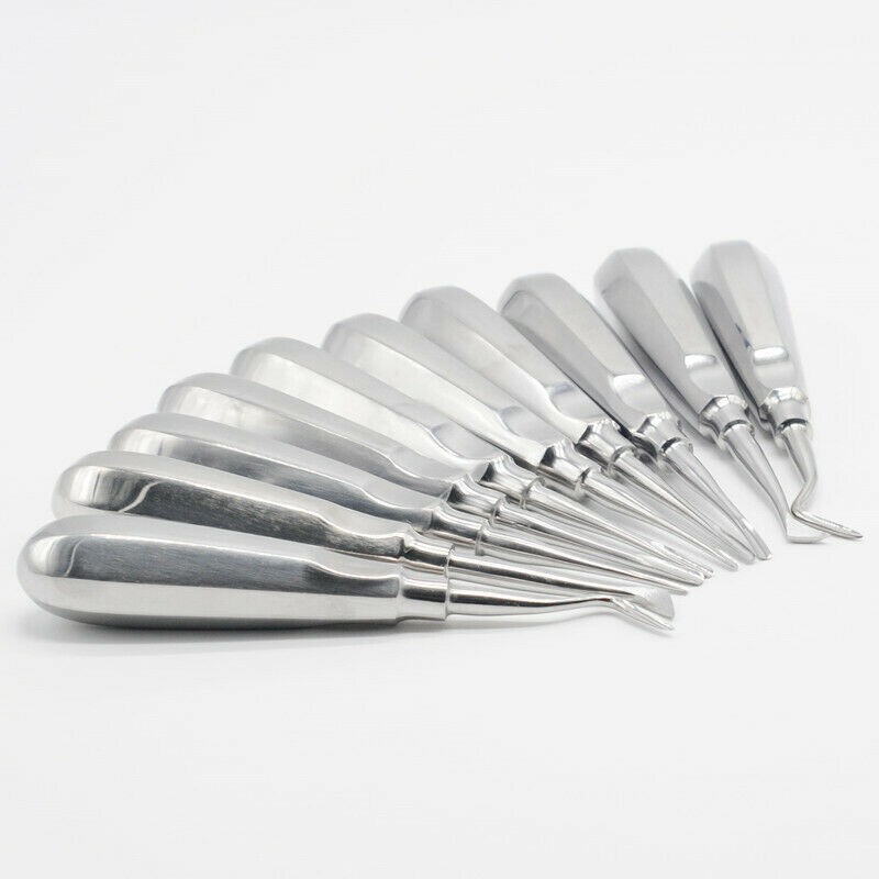 13 Pcs/Pack Dental Root Tip Elevator Luxation Kit Extraction Hand Instruments