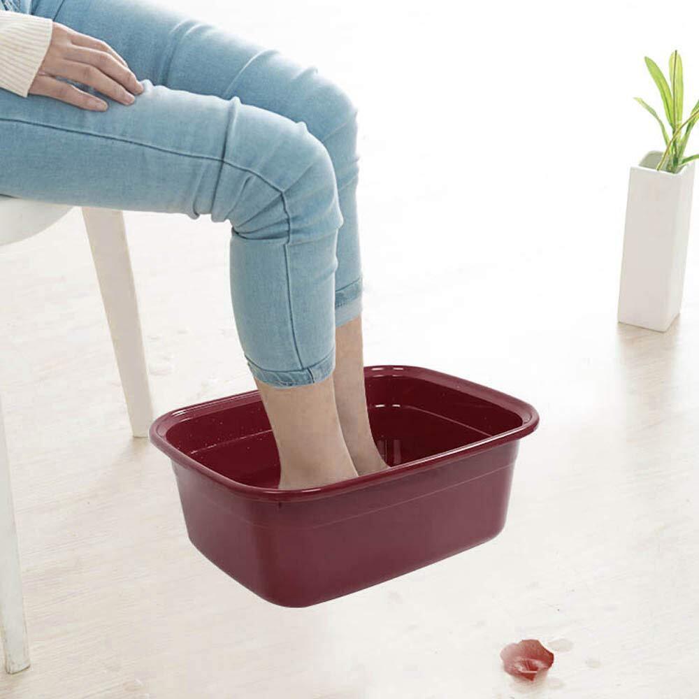 14 Quart Plastic Dish Pan Wine Red 4 Packs
