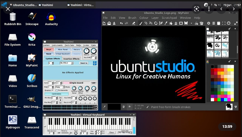 Ubuntu Studio 22.04.3 USB | UEFI AND BIOS | PROTABLE OS SAVES CHANGES | INSTALL
