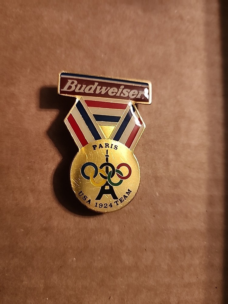 Budweiser Paris Team USA 1924 Pin No Back