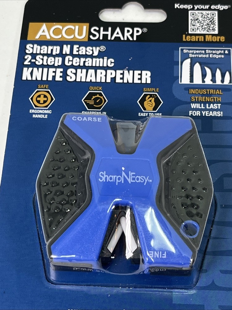 Accu Sharp Sharp N Easy 2-Step Ceramic Knife Sharpener