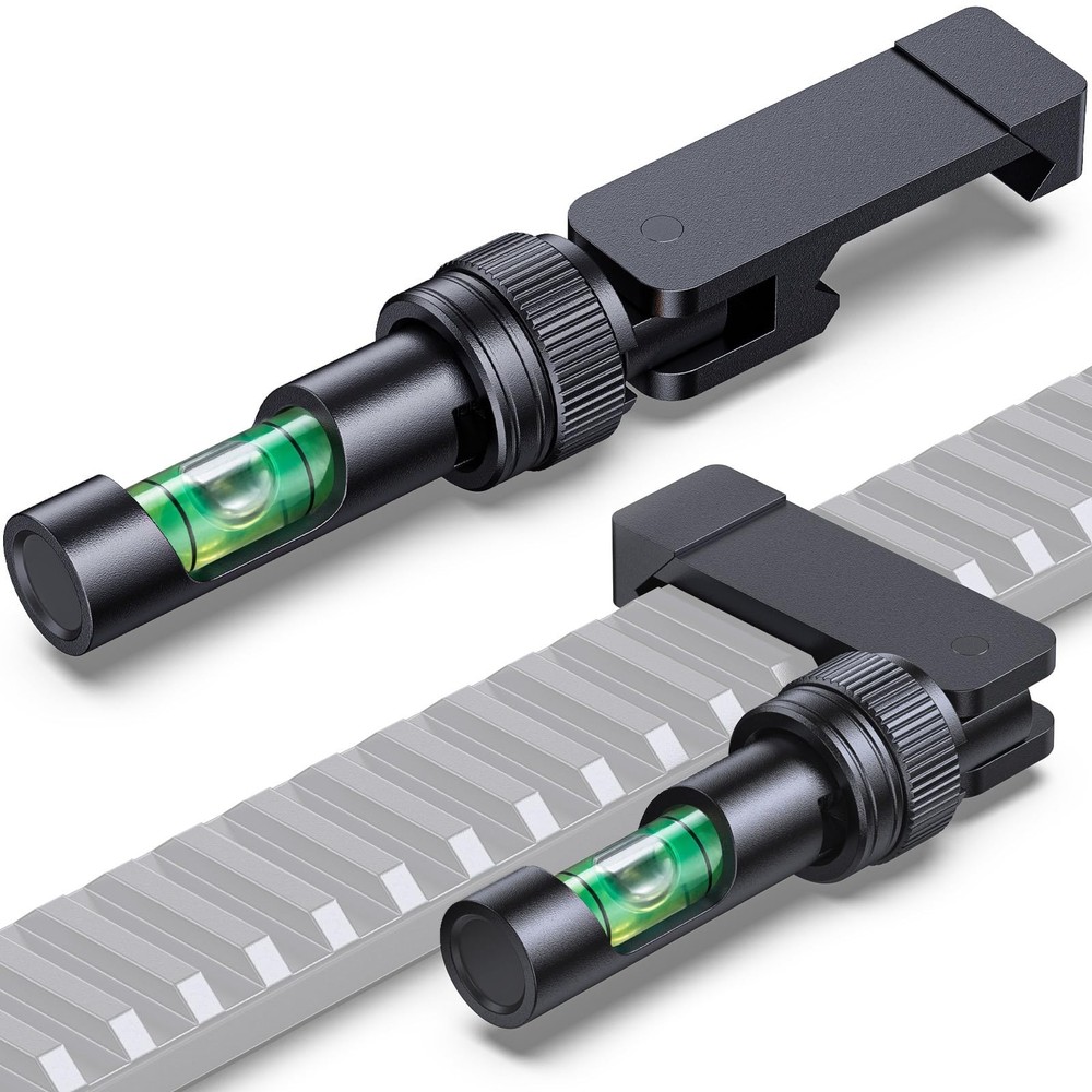 Precision Scope Leveling Kit - Foldable Anti-Cant Bubble Level Tool for Picatinn
