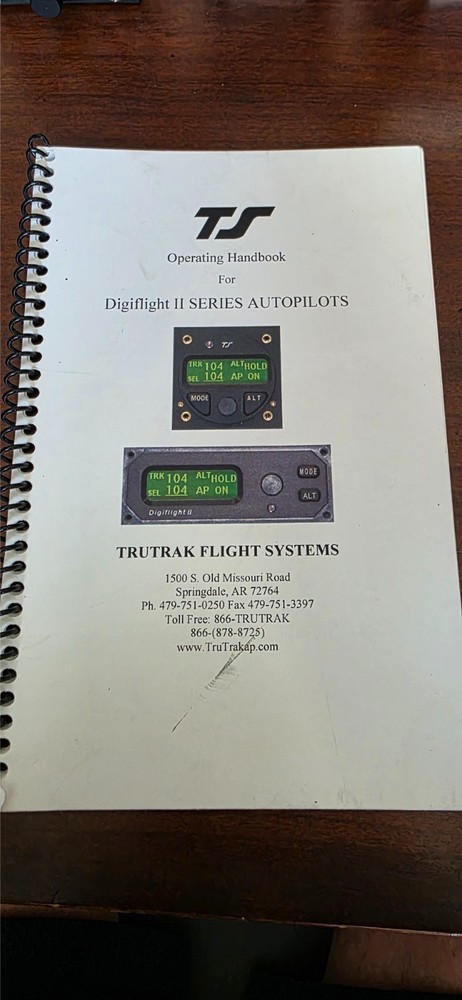 Trutrak Digiflight II Autopilot with Servos