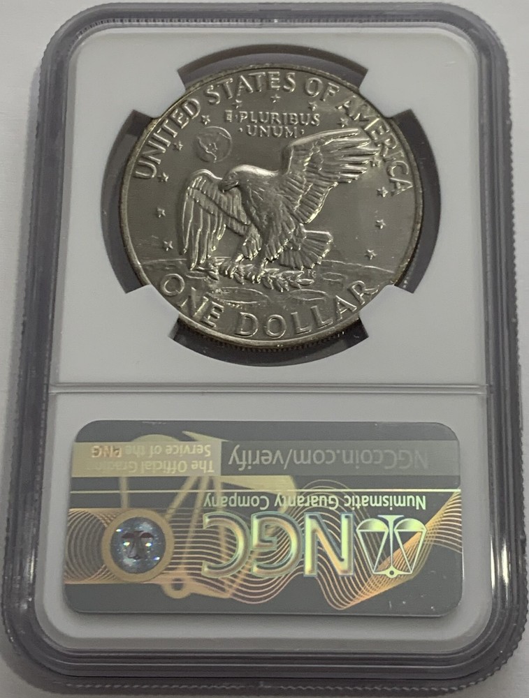 1972 TYPE 3 $1 NGC MS65 CLAD EISENHOWER DOLLAR MINT STATE IKE WHITE LABEL