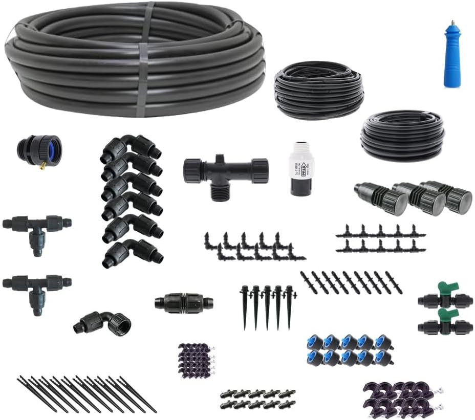 Drip Depot Drip Irrigation Kit for Raised Bed Gardening - Kit Size : Basic