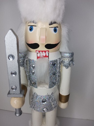 Kurt Adler 15” White Russian Nutcracker Christmas