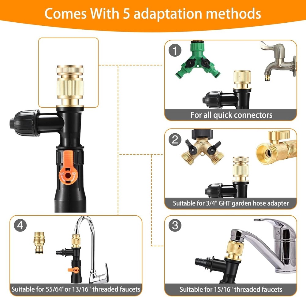 Faucet Adapter for Quick Water Changes 30ft