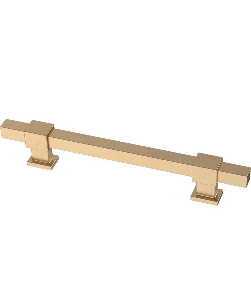 25pk Square Bar Adjusta-Pull Adjustable Modern Gold Drawer Pulls