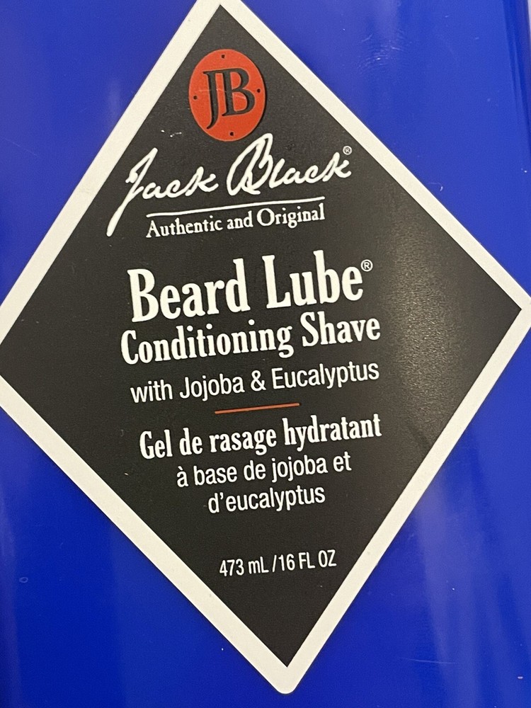 JACK BLACK Men’s Conditioning Beard Lube New 473 ml Pump 16 Oz
