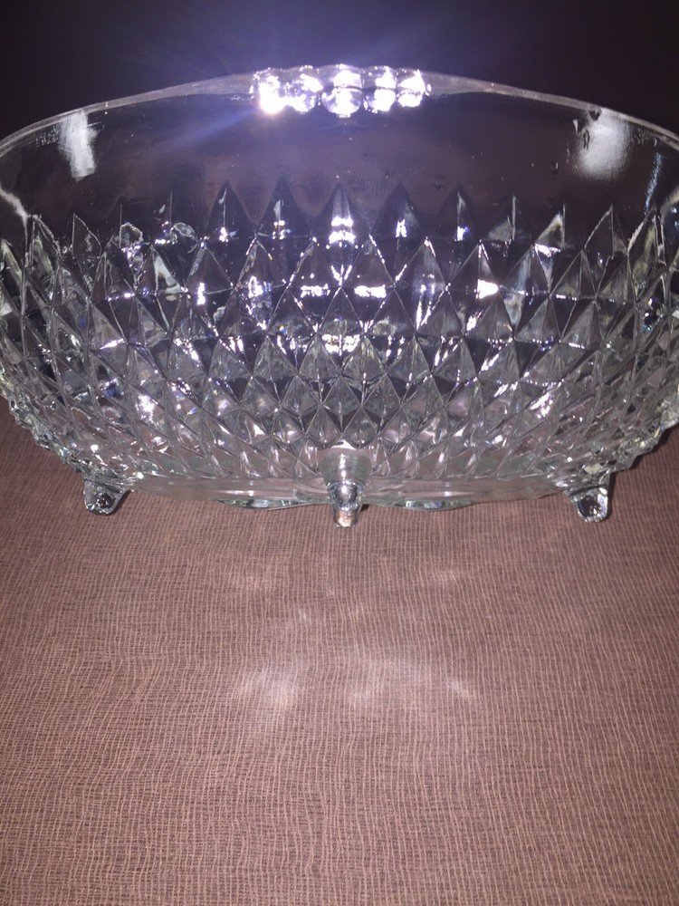 Beautiful Crystal Footed Bowl