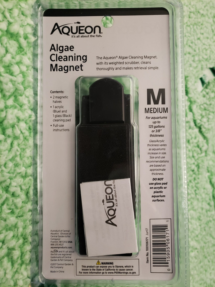 Aqueon Algae Scraper Magnet - Medium - New- Free Shipping!