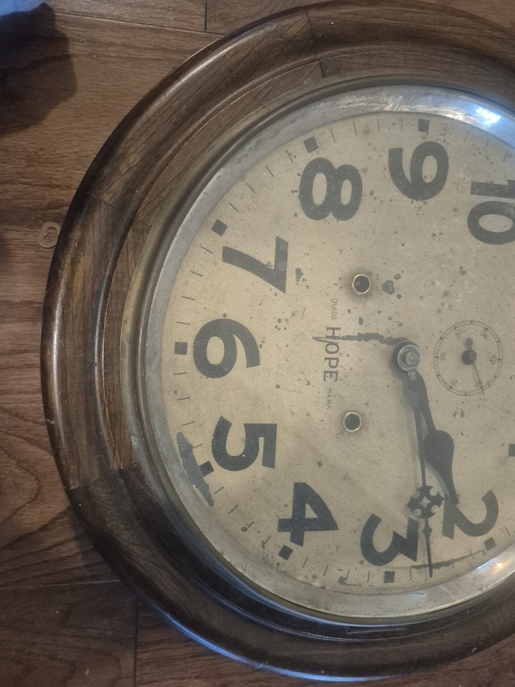 Oak Gallery Clock-Time & Strike- HOPE, American