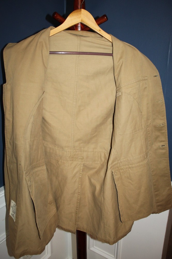 Original British Army Pattern 1950 Khaki Tropical Drill Jacket 1955 d. Size 19